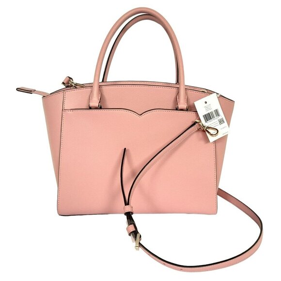 Kate Spade Frannie Medium Satchel Shoulder Bag Purse Handbag Pink Lip Balm NWT - Picture 2 of 13